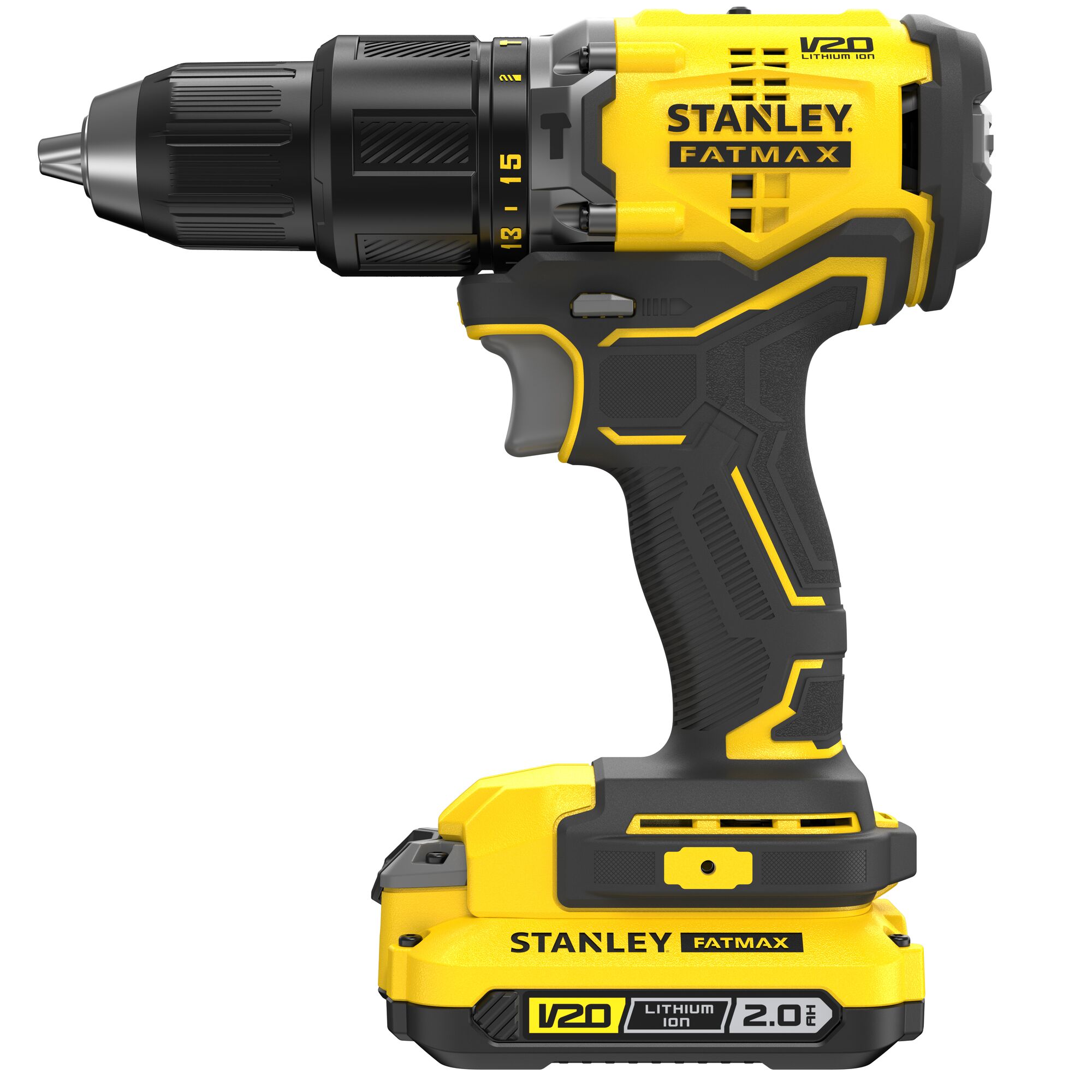 STANLEY SBD715D2K-B1 20V Brushless Hammer Drill Kit - Image 3