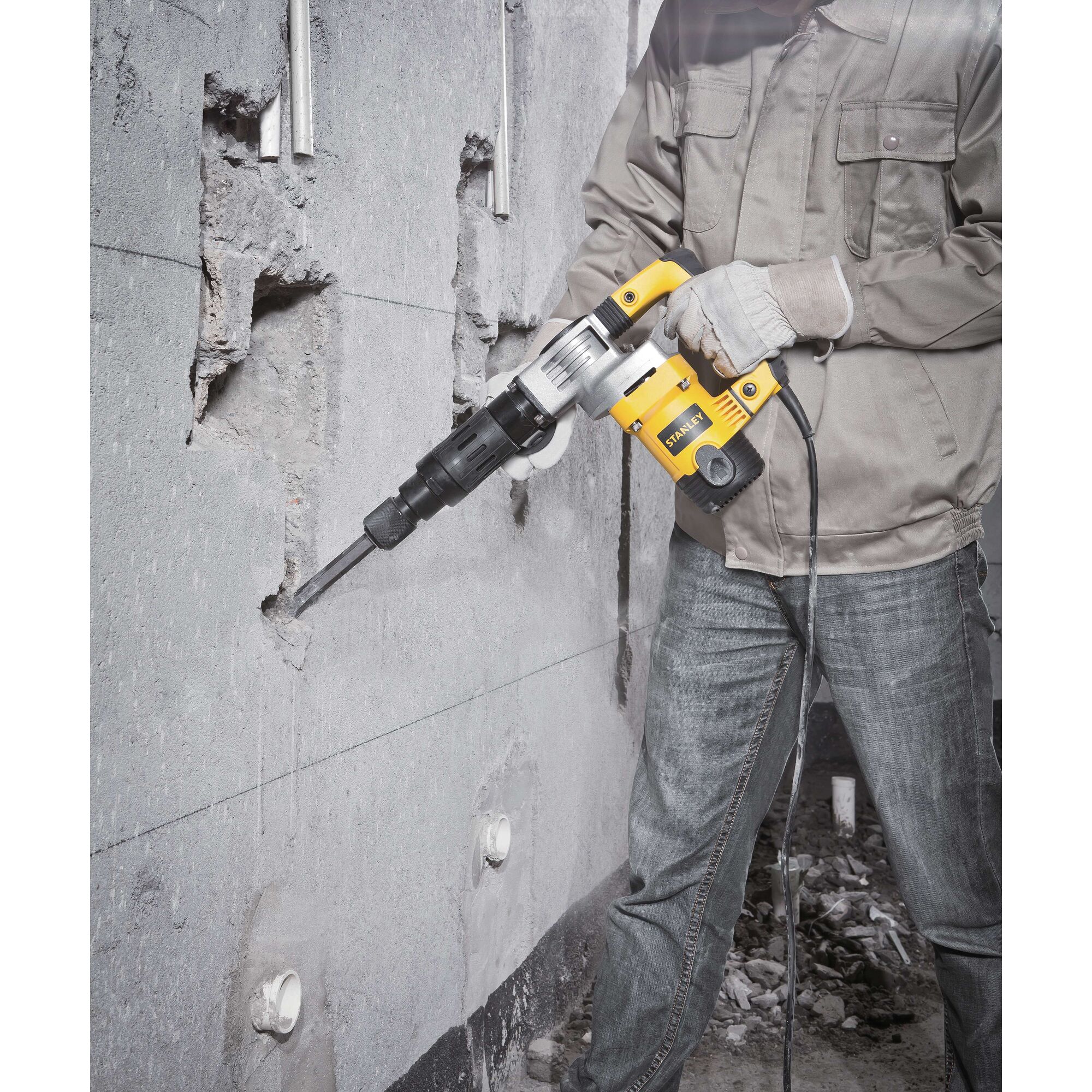 STANLEY STHM5KH-IN 1010W 17mm Hex Chipping Hammer - Image 5