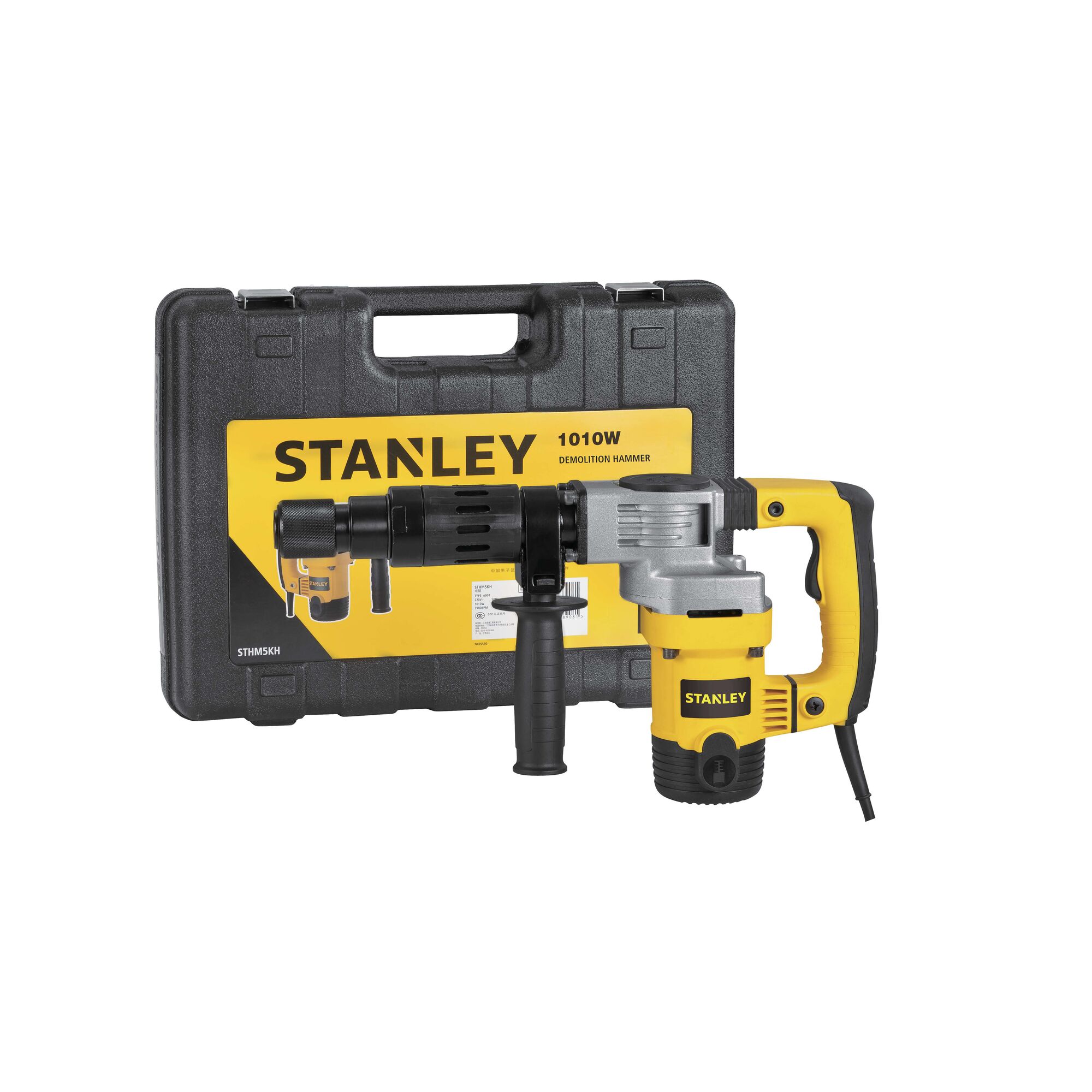 STANLEY STHM5KH-IN 1010W 17mm Hex Chipping Hammer - Image 4